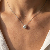 Thumbnail for Moissanite Solitaire Necklace, view 7