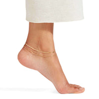 Thumbnail for Surf Anklet - Ankle Bracelet - Anklet for Women - Gold Leg Bracelet Anklet Brother & Sisters