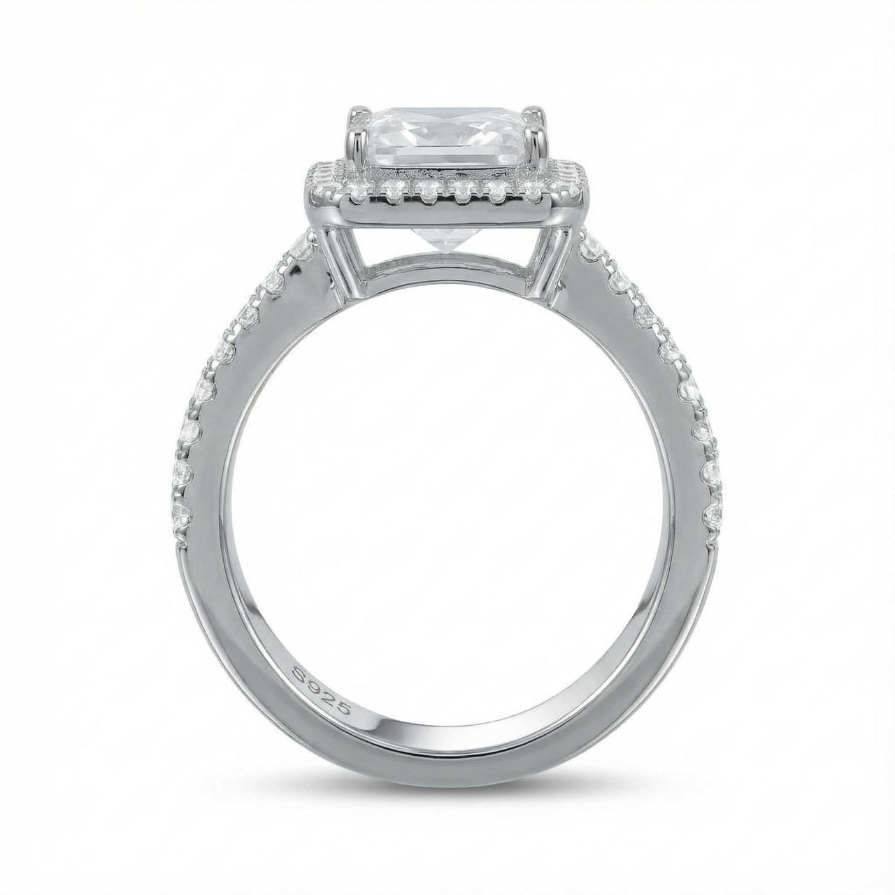 Silver Rectangle Ring