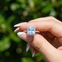 Thumbnail for Silver Rectangle Ring