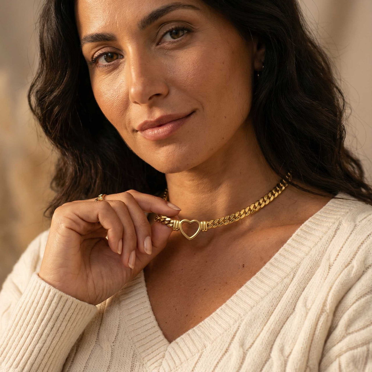 Vali Heart Choker Necklace