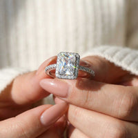 Thumbnail for Silver Rectangle Ring