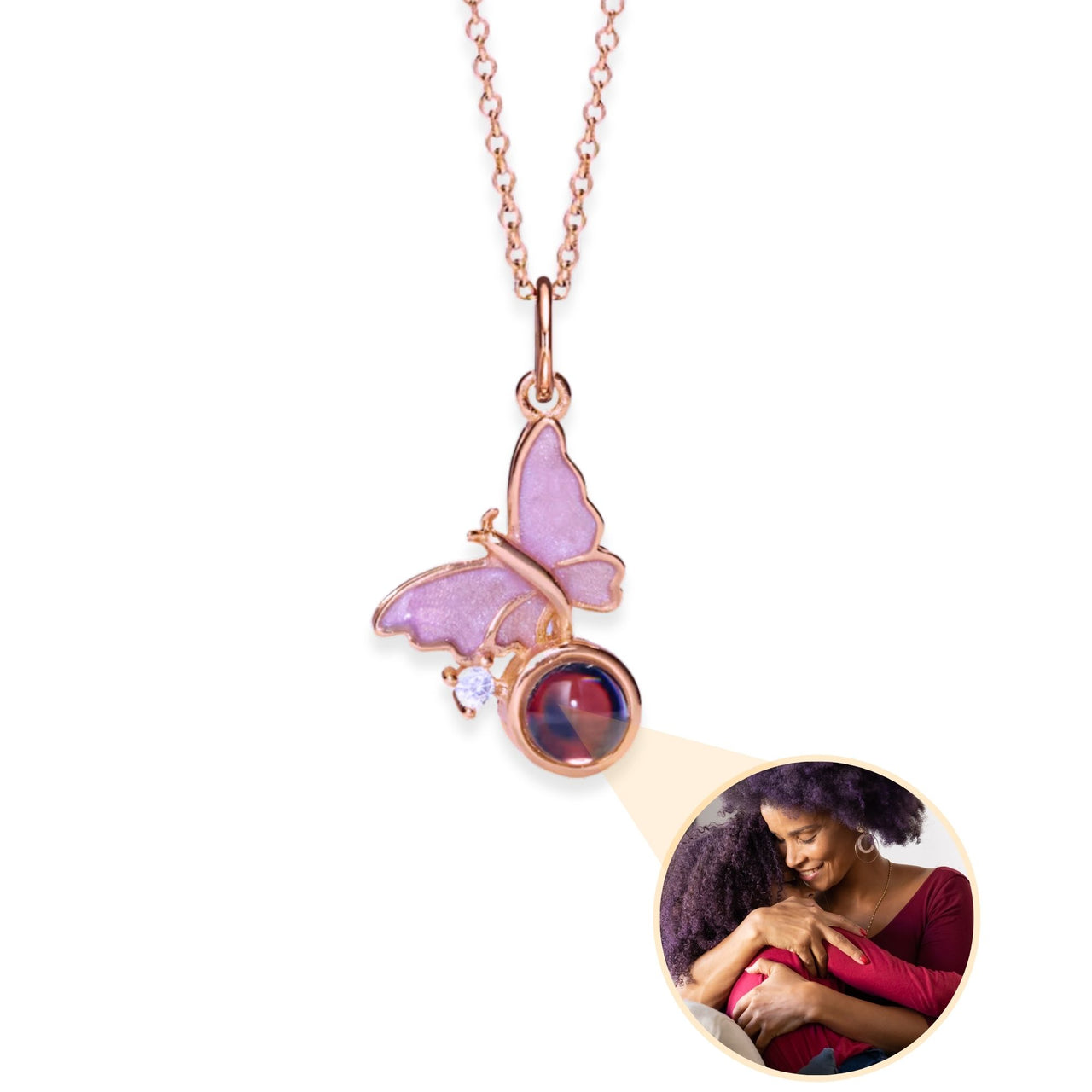 Collier Photo Papillon