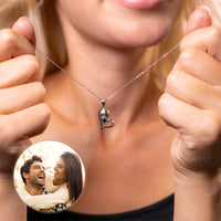 Thumbnail for Half-Heart Photo Necklace Set