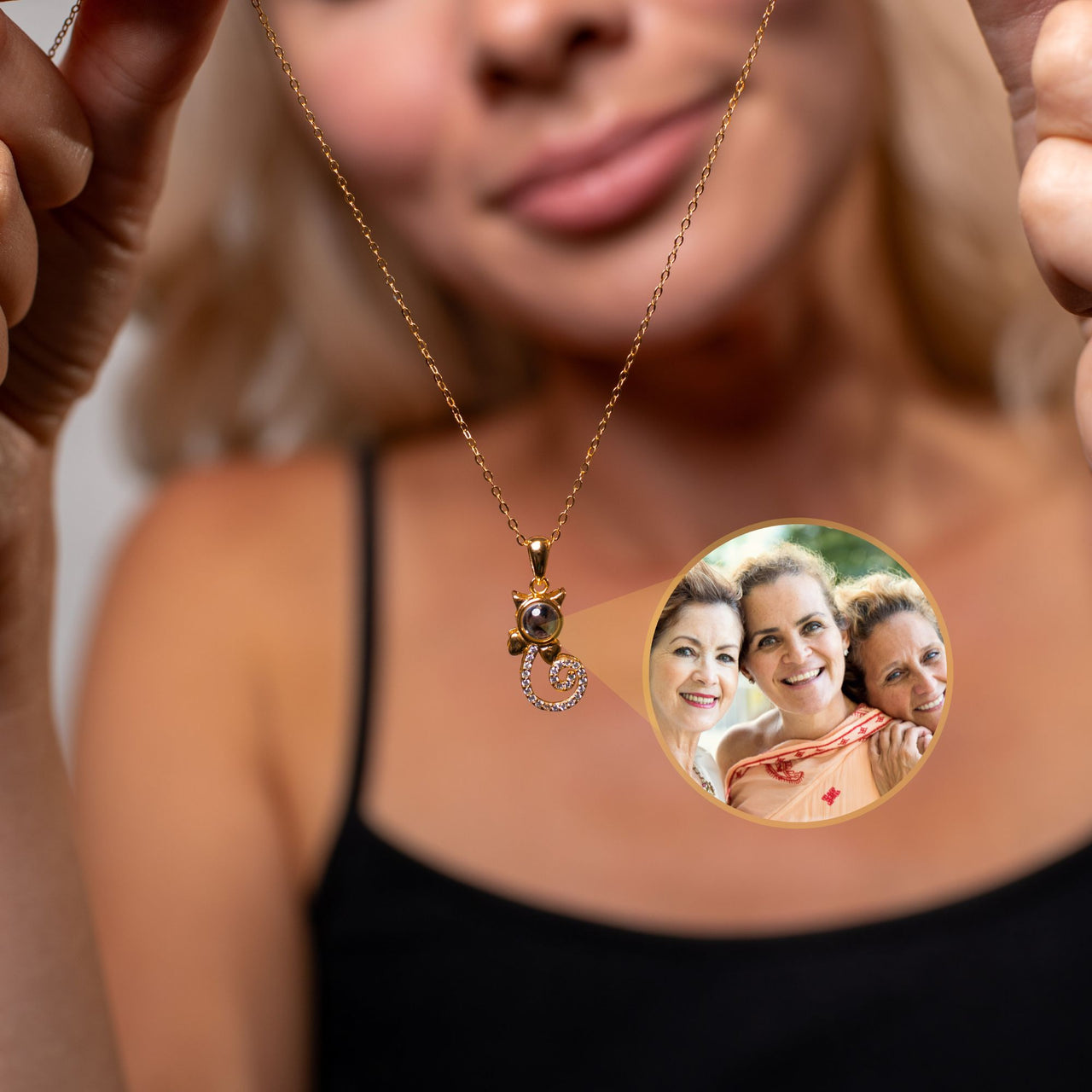 Kitten Photo Necklace