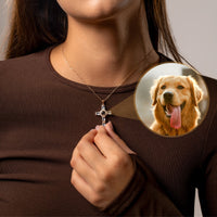 Thumbnail for Cross Photo Necklace