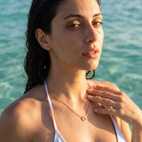 Thumbnail for Globe pendant — worn in the water, waterproof, gold | SKU: 22173453-gold