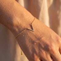 Thumbnail for Waterproof bracelet — close-up of the details, gold | SKU: 9443177-gold