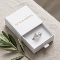 Thumbnail for Waterproof ring — in the gift box, silver | SKU: 346060-4.5-silver