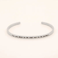 Thumbnail for Inspirational bracelets for women — product photo on a white background, silver | SKU: 9864184-silver